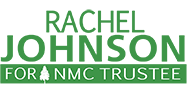 Vote Rachel Johnson for NMC Trustee Logo